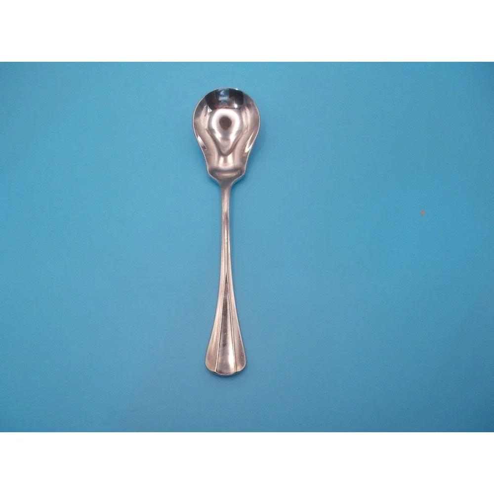 International Stainless Lyon New Dawn Sugar Shell Spoon 18-8 Korea Flatware